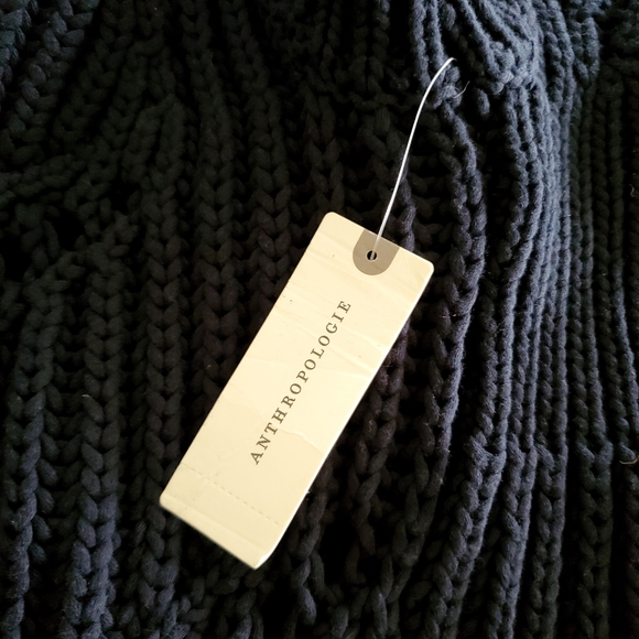 Anthropologie Maeve Cardigan NWT Sleeveless Black White Duster XS/S - Picture 8 of 13